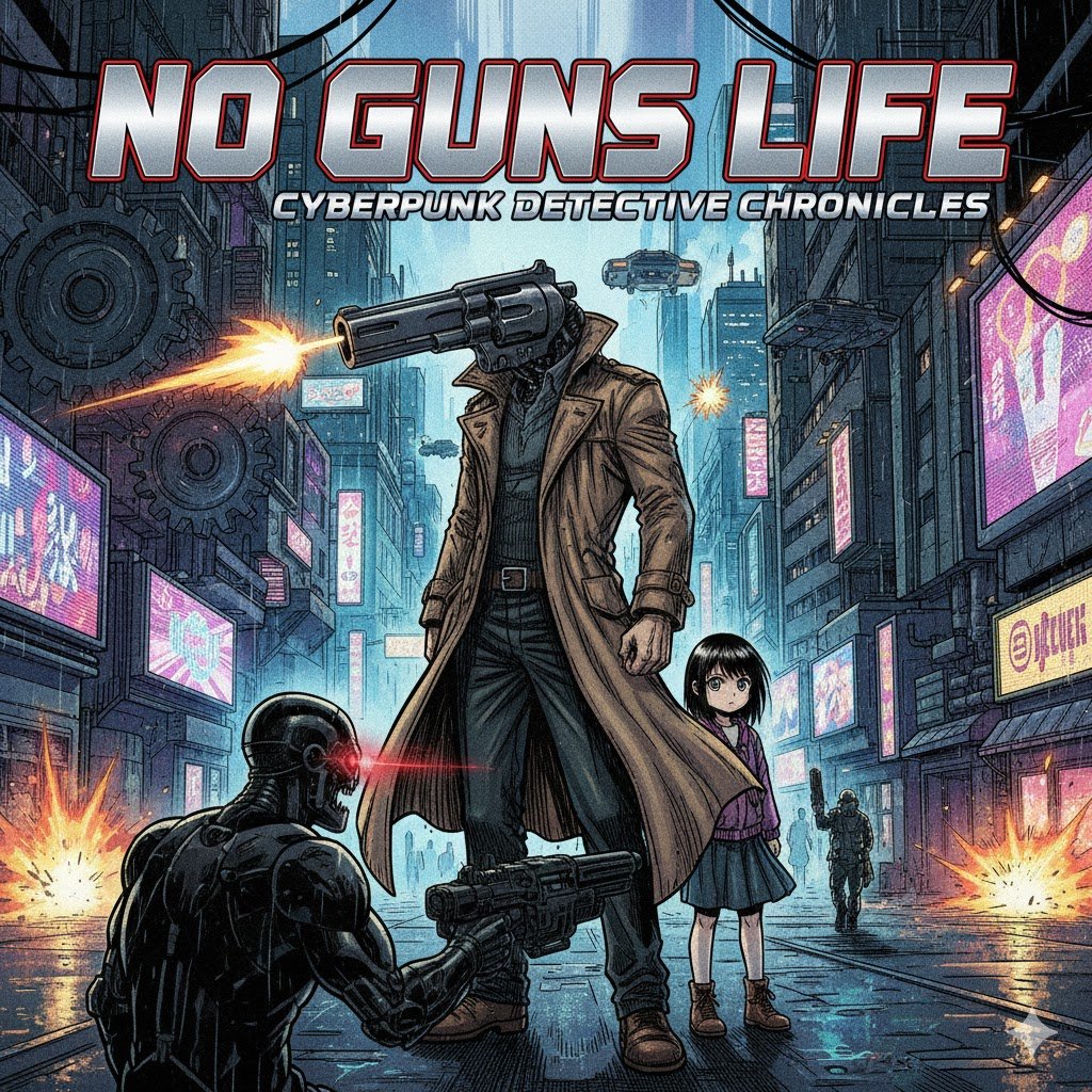 No Guns Life: Steel, Smoke, and the Soul of a Cyberpunk Enforcer