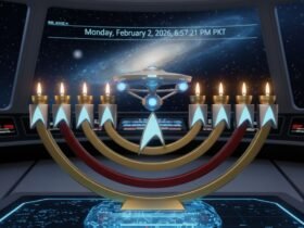 Star Trek Menorah Magic: Where Tradition Meets the Final Frontier